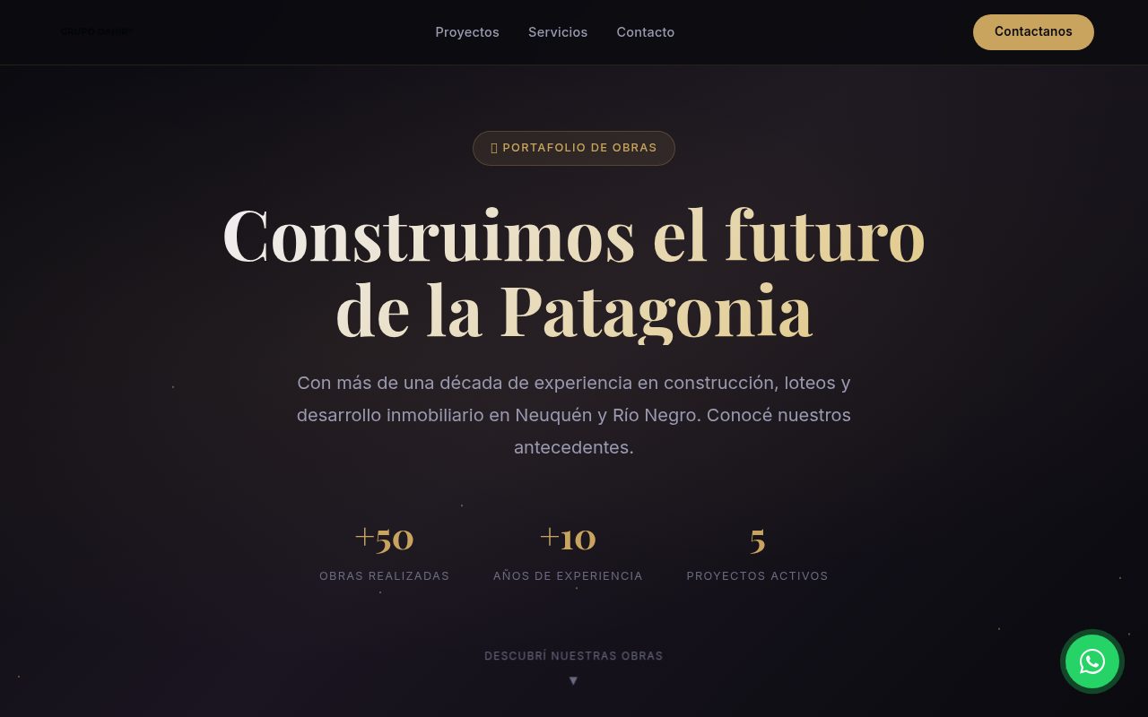 Landing de consulta de antecedentes