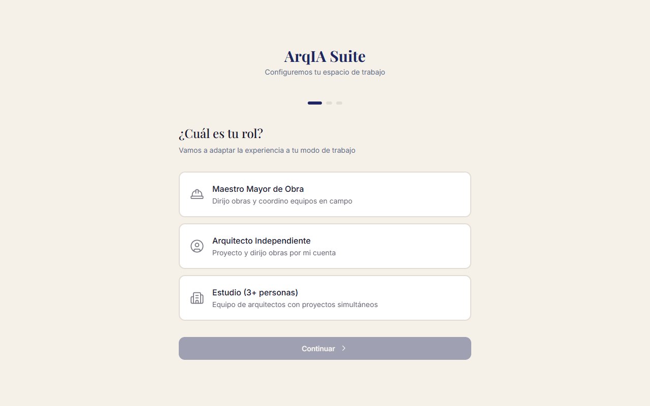 ArqIA Suite, PWA prototipo para estudios de arquitectura